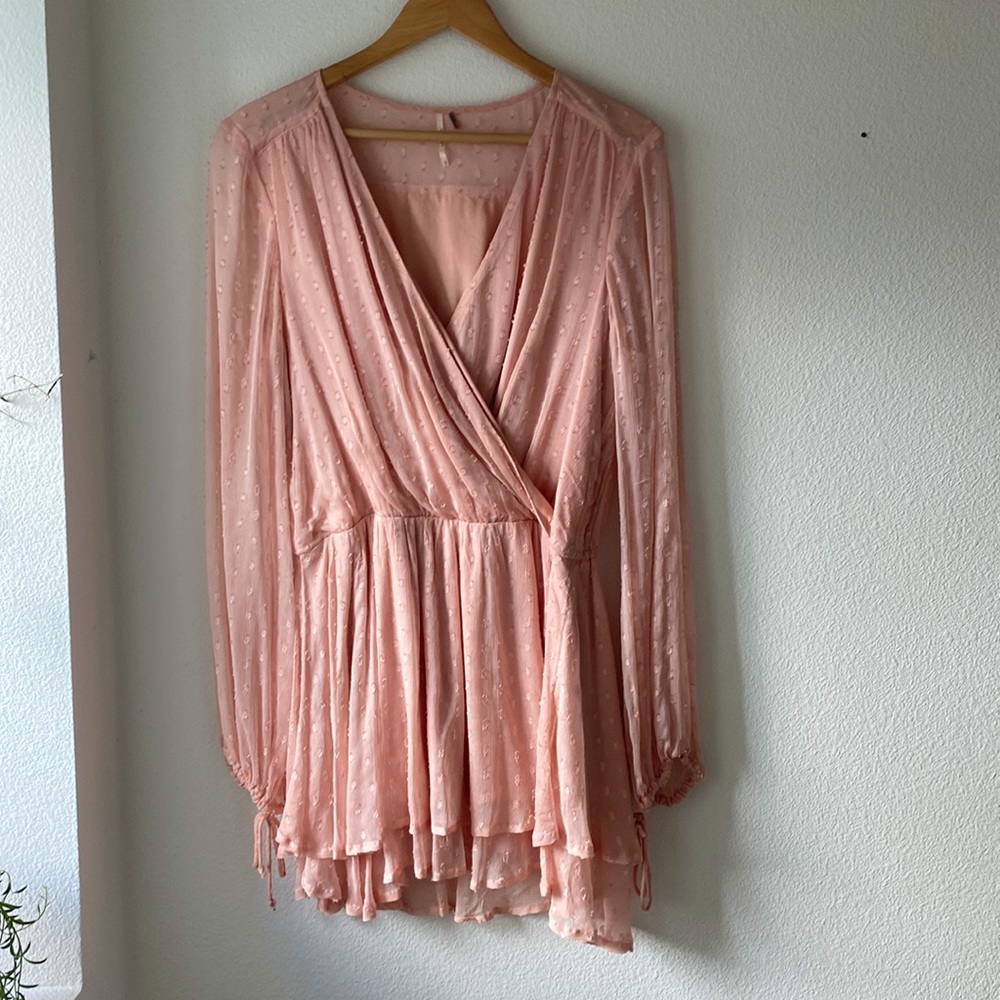Free People dusty rose dress